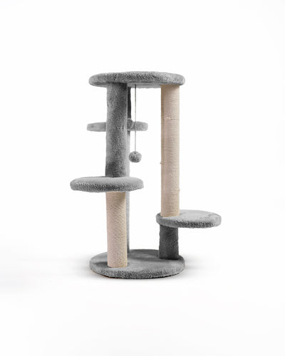 Rounded Cat Tree + Scratching Column