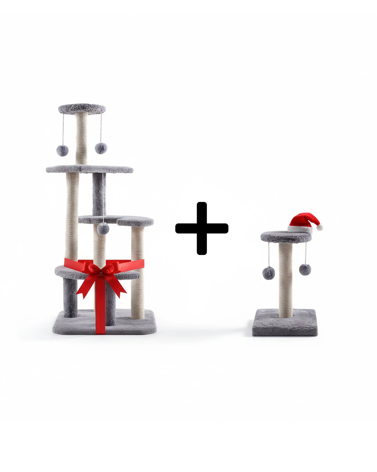 Curvy Cat Tree + Scratching Column